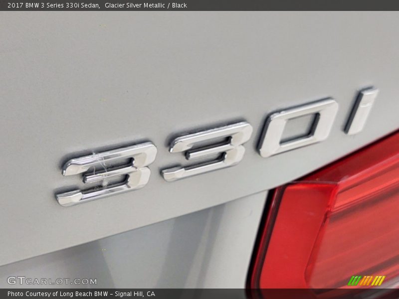 Glacier Silver Metallic / Black 2017 BMW 3 Series 330i Sedan