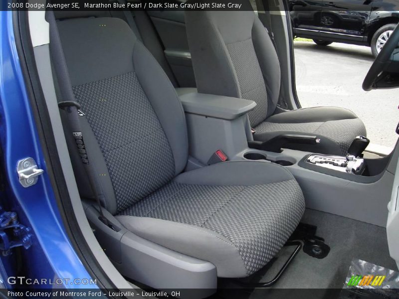 Marathon Blue Pearl / Dark Slate Gray/Light Slate Gray 2008 Dodge Avenger SE