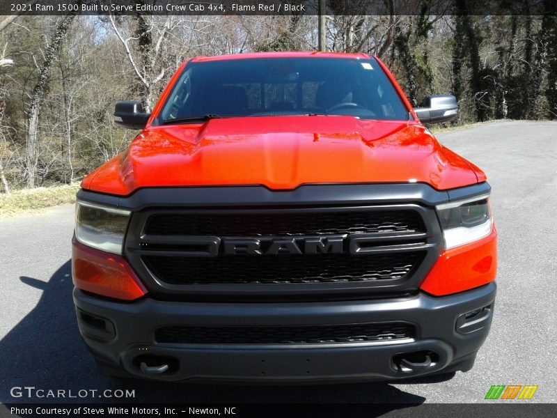 Flame Red / Black 2021 Ram 1500 Built to Serve Edition Crew Cab 4x4