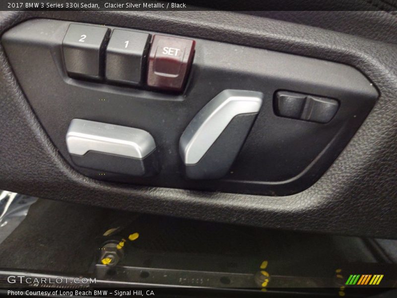 Glacier Silver Metallic / Black 2017 BMW 3 Series 330i Sedan