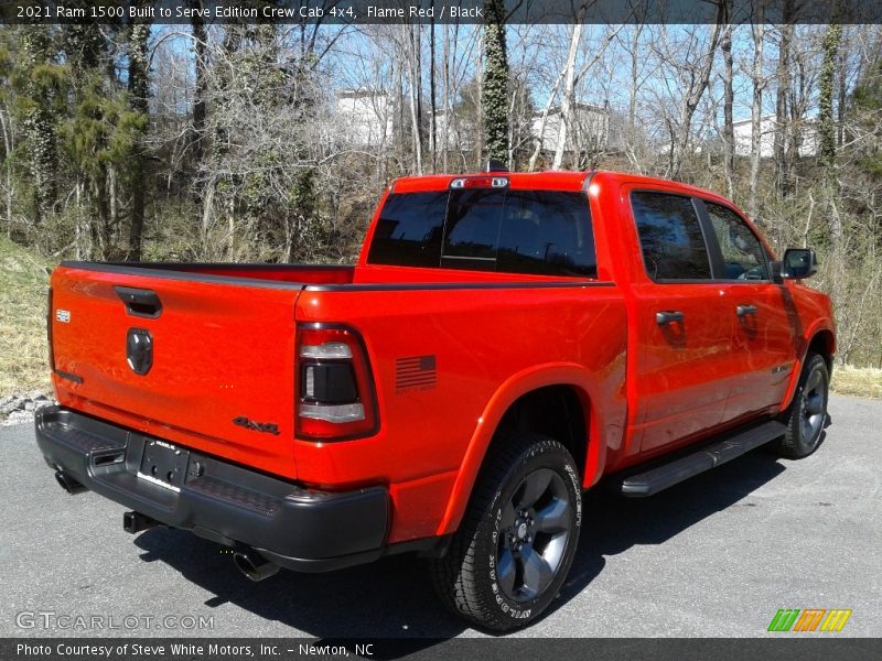 Flame Red / Black 2021 Ram 1500 Built to Serve Edition Crew Cab 4x4