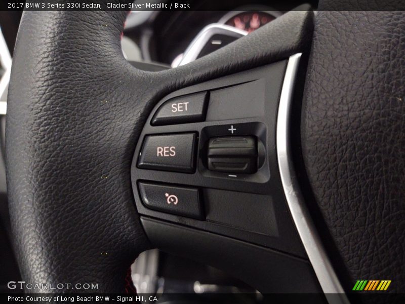 Glacier Silver Metallic / Black 2017 BMW 3 Series 330i Sedan