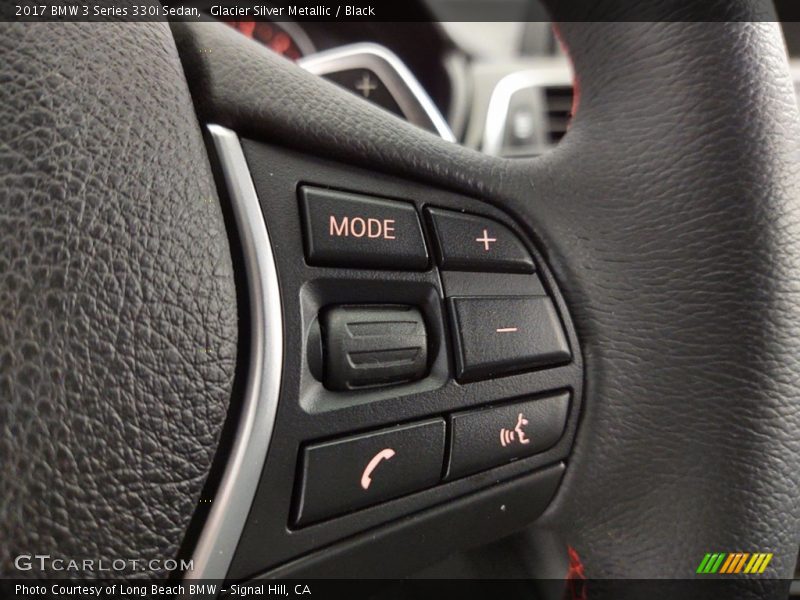 Glacier Silver Metallic / Black 2017 BMW 3 Series 330i Sedan