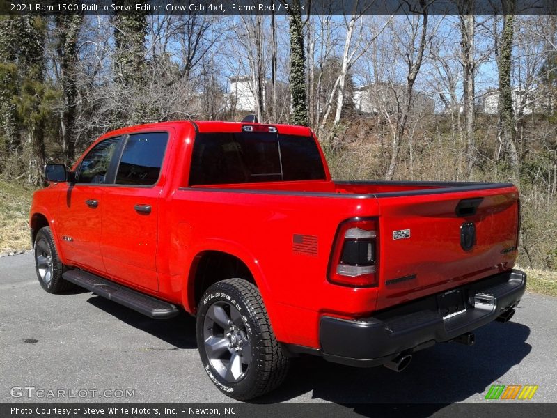Flame Red / Black 2021 Ram 1500 Built to Serve Edition Crew Cab 4x4