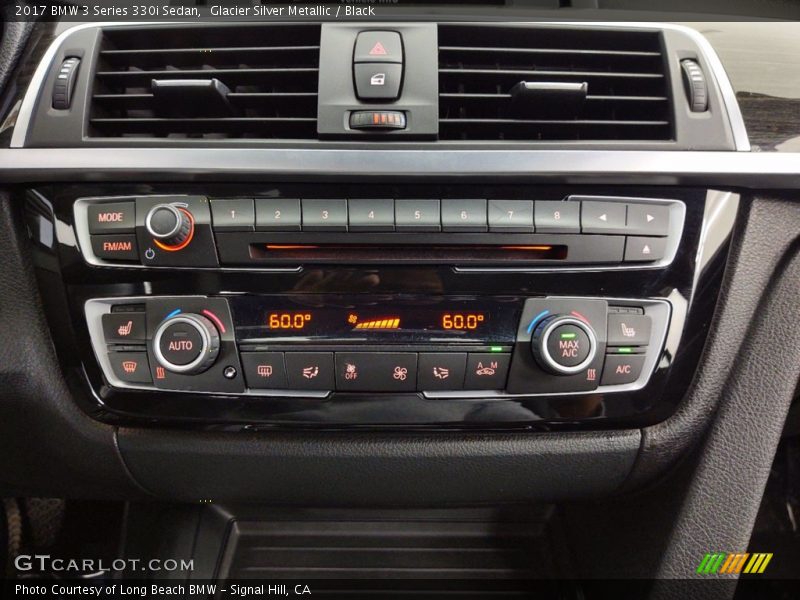 Glacier Silver Metallic / Black 2017 BMW 3 Series 330i Sedan