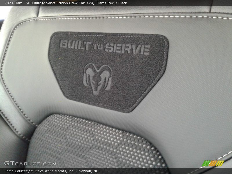 Flame Red / Black 2021 Ram 1500 Built to Serve Edition Crew Cab 4x4