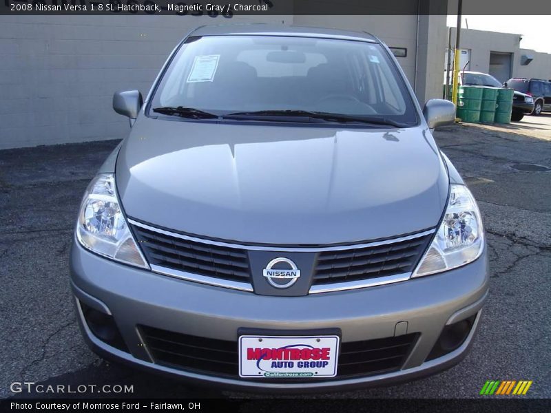 Magnetic Gray / Charcoal 2008 Nissan Versa 1.8 SL Hatchback