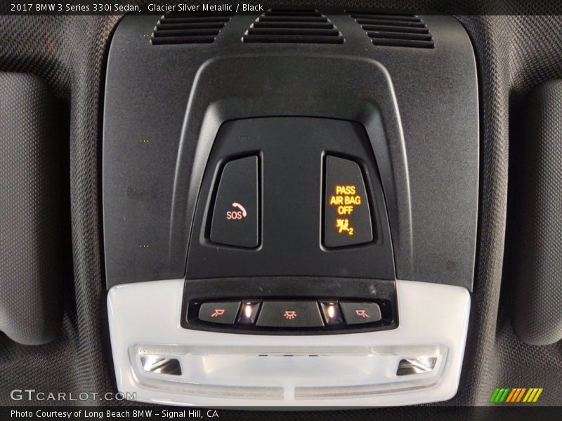 Glacier Silver Metallic / Black 2017 BMW 3 Series 330i Sedan