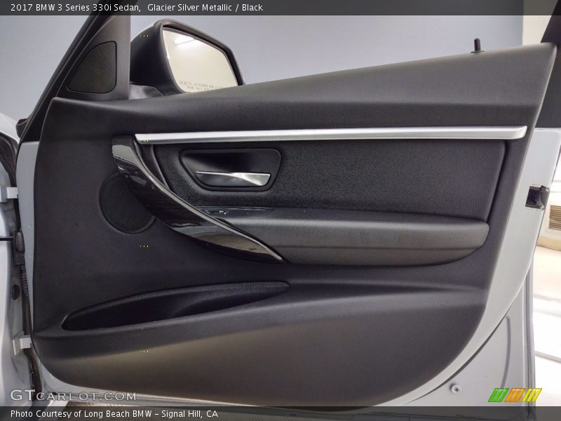 Glacier Silver Metallic / Black 2017 BMW 3 Series 330i Sedan