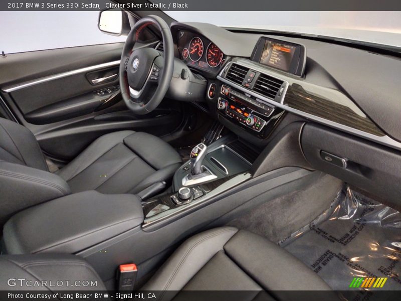 Glacier Silver Metallic / Black 2017 BMW 3 Series 330i Sedan