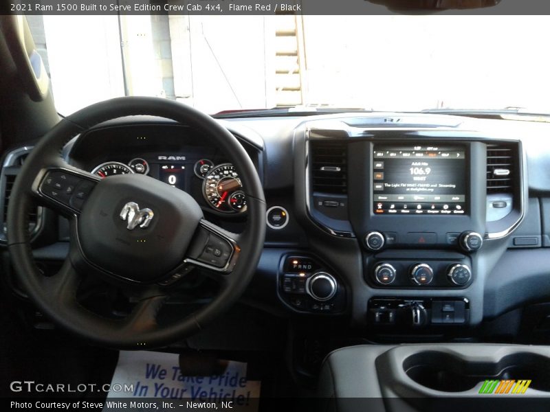 Flame Red / Black 2021 Ram 1500 Built to Serve Edition Crew Cab 4x4