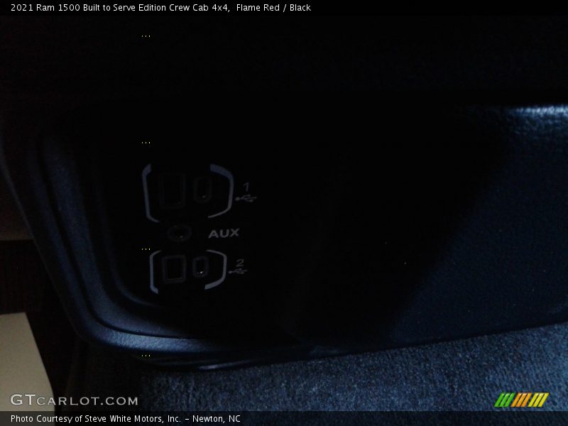 Flame Red / Black 2021 Ram 1500 Built to Serve Edition Crew Cab 4x4