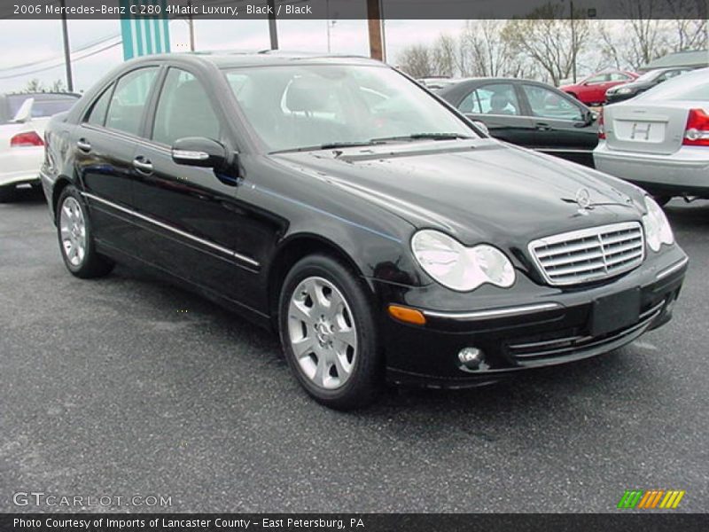Black / Black 2006 Mercedes-Benz C 280 4Matic Luxury