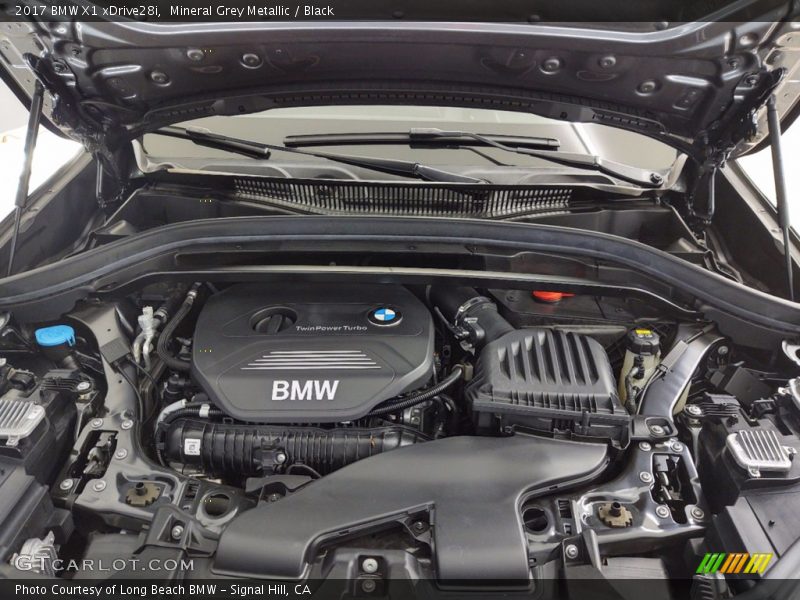 Mineral Grey Metallic / Black 2017 BMW X1 xDrive28i