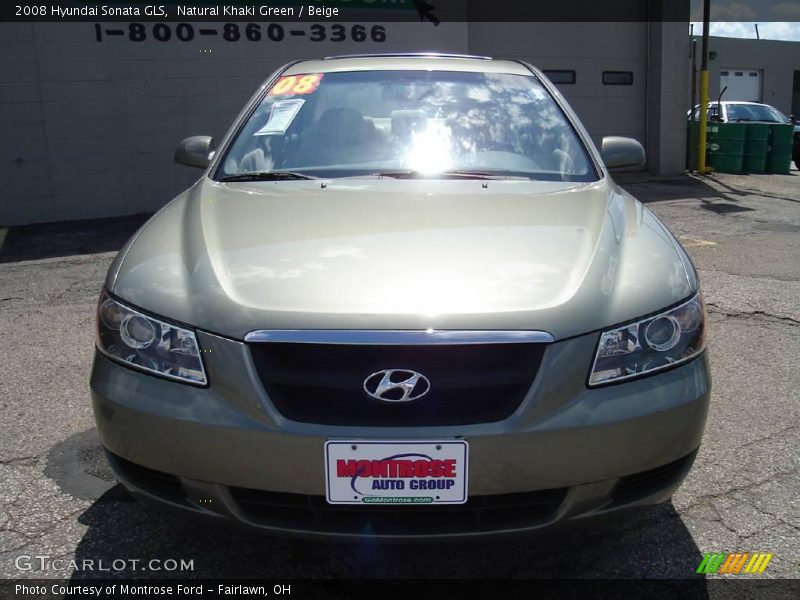 Natural Khaki Green / Beige 2008 Hyundai Sonata GLS