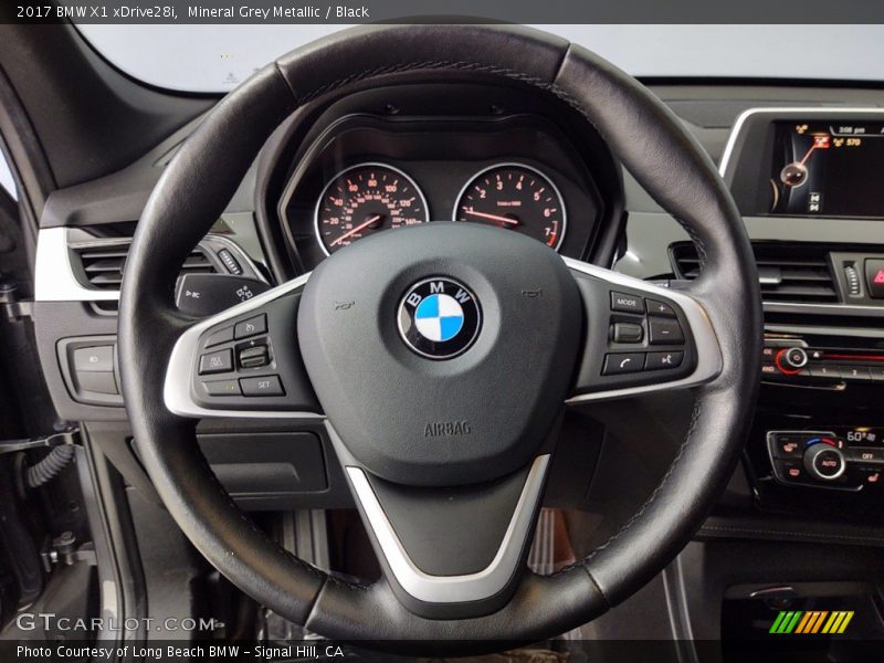 Mineral Grey Metallic / Black 2017 BMW X1 xDrive28i