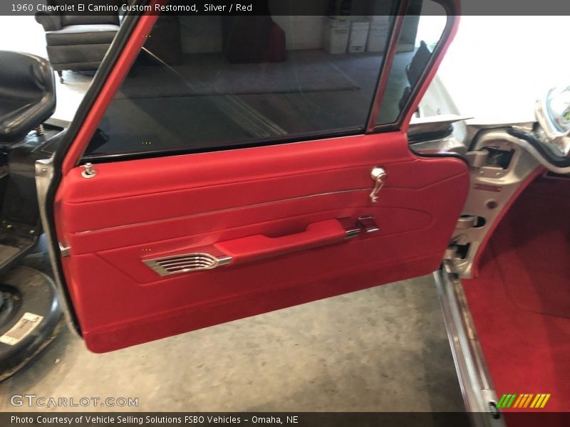 Silver / Red 1960 Chevrolet El Camino Custom Restomod