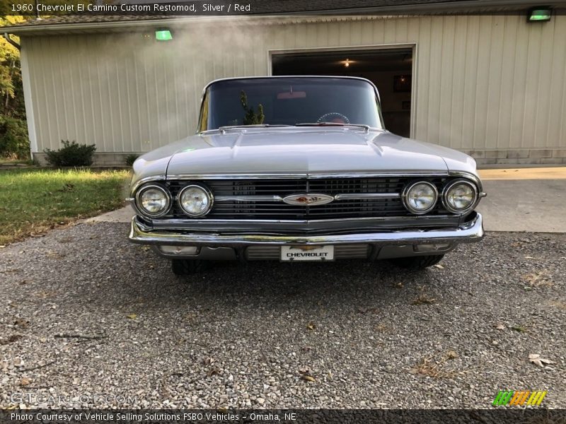 Silver / Red 1960 Chevrolet El Camino Custom Restomod