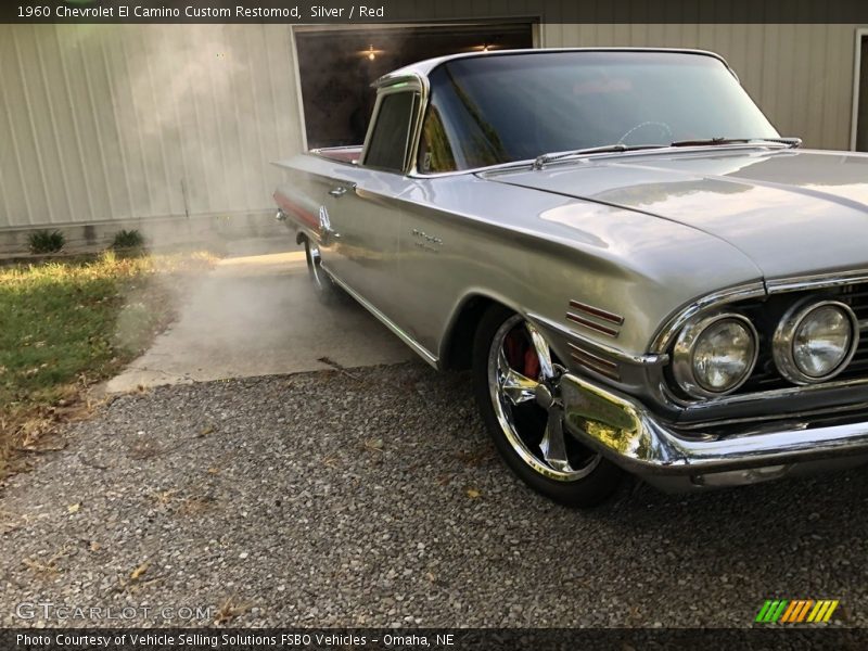 Silver / Red 1960 Chevrolet El Camino Custom Restomod