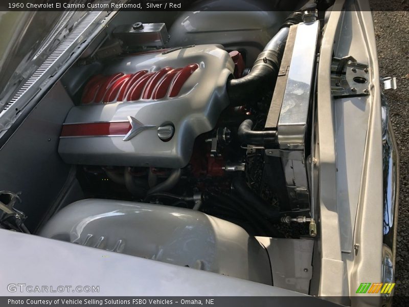 Silver / Red 1960 Chevrolet El Camino Custom Restomod