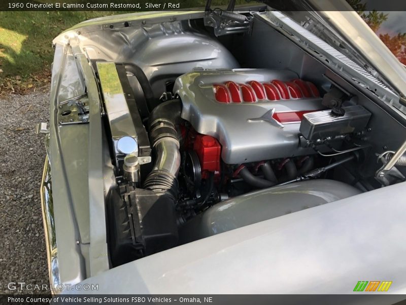 Silver / Red 1960 Chevrolet El Camino Custom Restomod