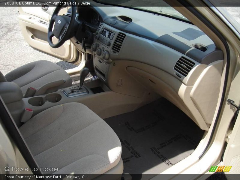 Light Almond Beige / Beige 2008 Kia Optima LX