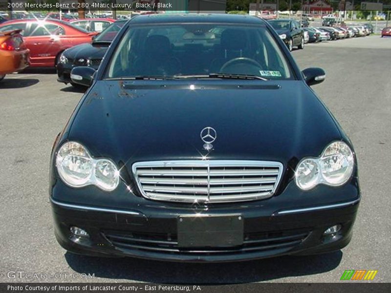 Black / Black 2006 Mercedes-Benz C 280 4Matic Luxury