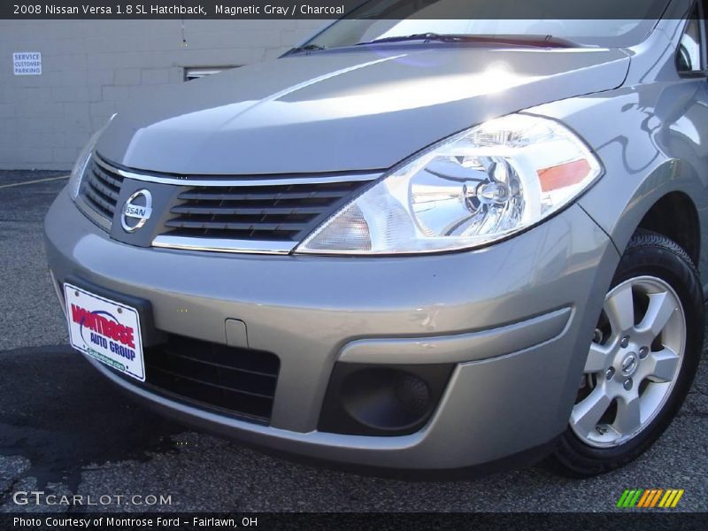 Magnetic Gray / Charcoal 2008 Nissan Versa 1.8 SL Hatchback