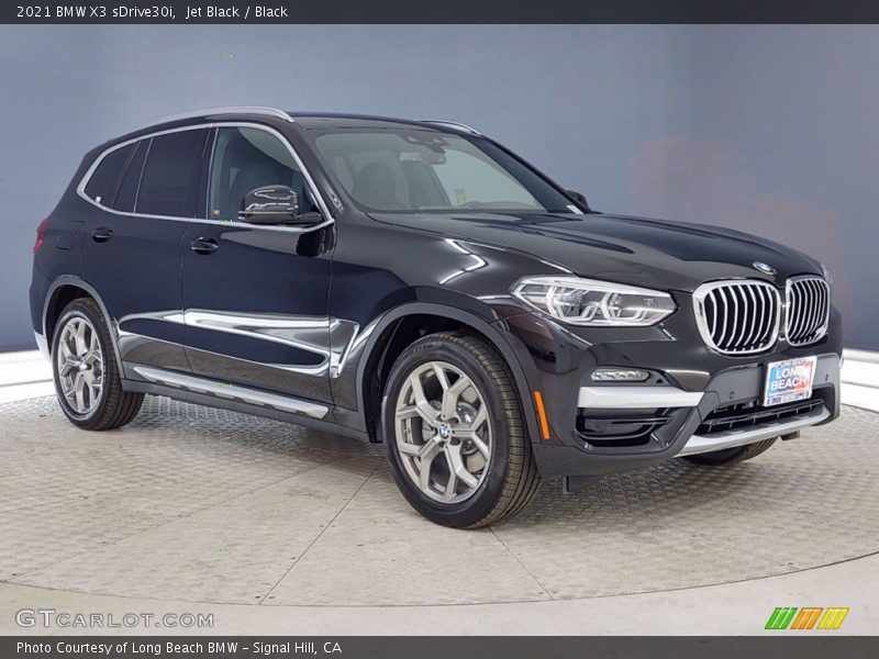 Jet Black / Black 2021 BMW X3 sDrive30i