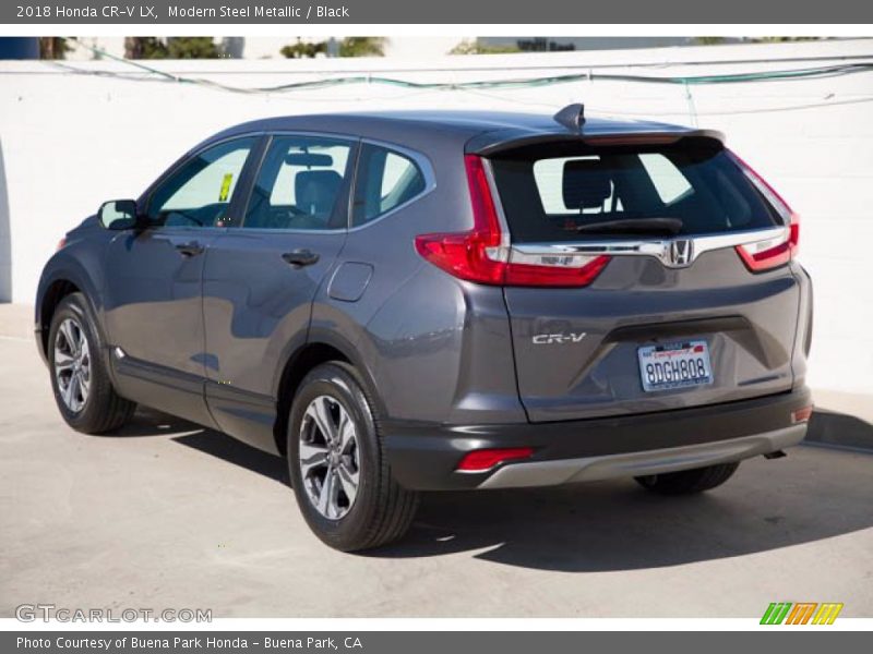 Modern Steel Metallic / Black 2018 Honda CR-V LX