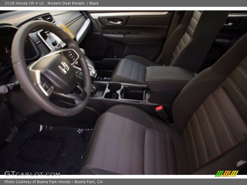 Modern Steel Metallic / Black 2018 Honda CR-V LX