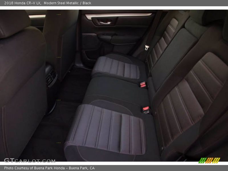 Modern Steel Metallic / Black 2018 Honda CR-V LX