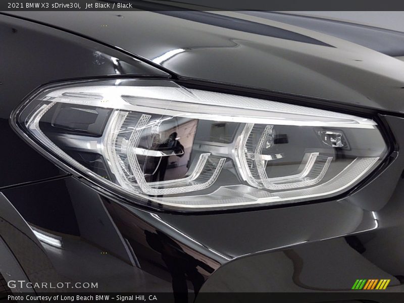 Jet Black / Black 2021 BMW X3 sDrive30i
