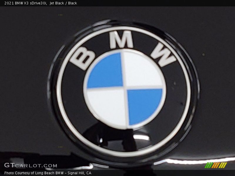 Jet Black / Black 2021 BMW X3 sDrive30i