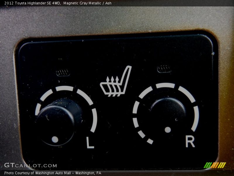 Magnetic Gray Metallic / Ash 2012 Toyota Highlander SE 4WD
