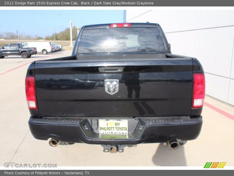 Black / Dark Slate Gray/Medium Graystone 2012 Dodge Ram 1500 Express Crew Cab