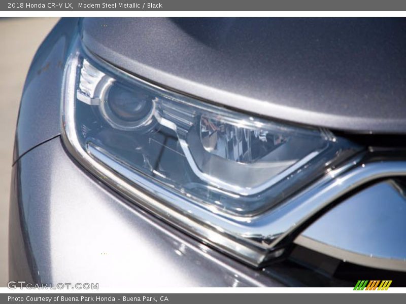 Modern Steel Metallic / Black 2018 Honda CR-V LX