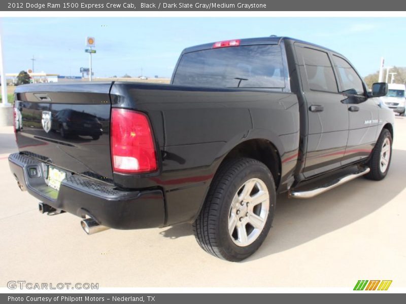 Black / Dark Slate Gray/Medium Graystone 2012 Dodge Ram 1500 Express Crew Cab