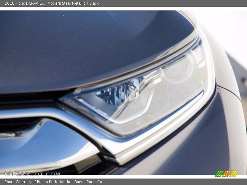 Modern Steel Metallic / Black 2018 Honda CR-V LX