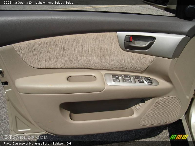 Light Almond Beige / Beige 2008 Kia Optima LX