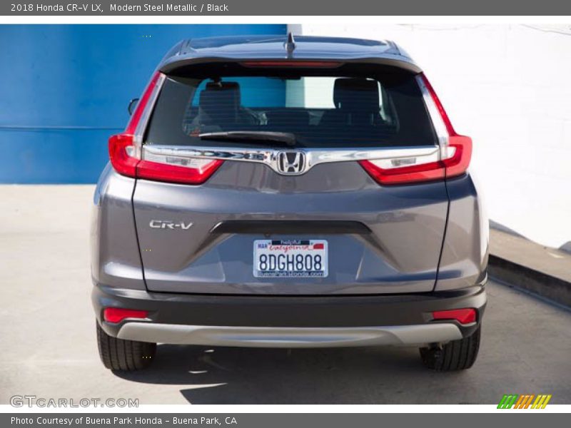 Modern Steel Metallic / Black 2018 Honda CR-V LX