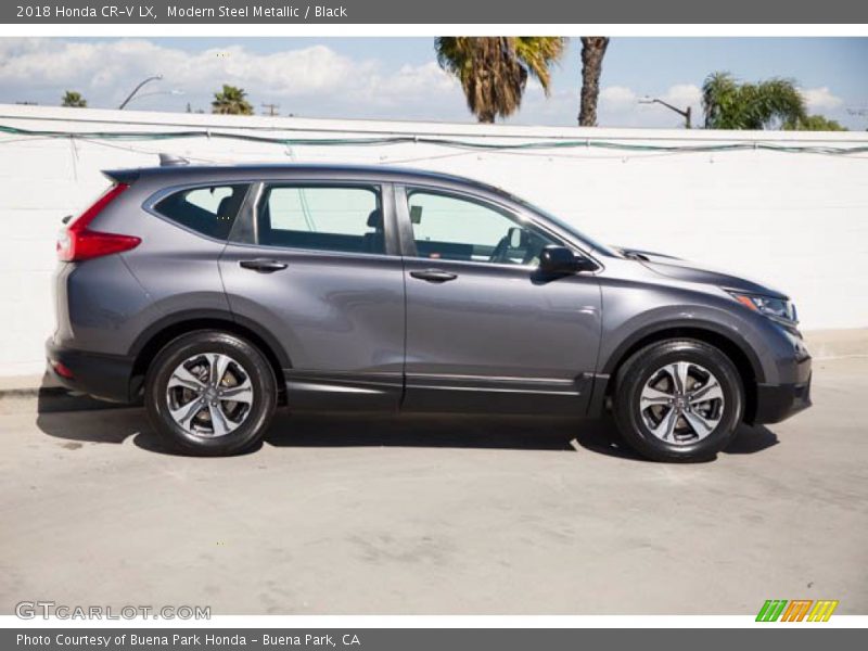 Modern Steel Metallic / Black 2018 Honda CR-V LX