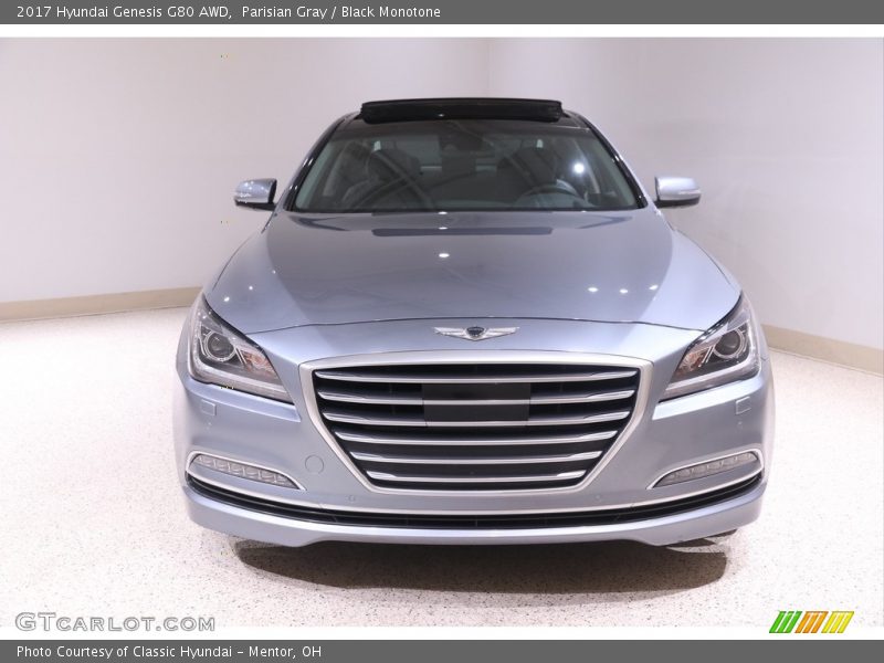 Parisian Gray / Black Monotone 2017 Hyundai Genesis G80 AWD