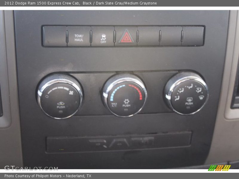 Black / Dark Slate Gray/Medium Graystone 2012 Dodge Ram 1500 Express Crew Cab