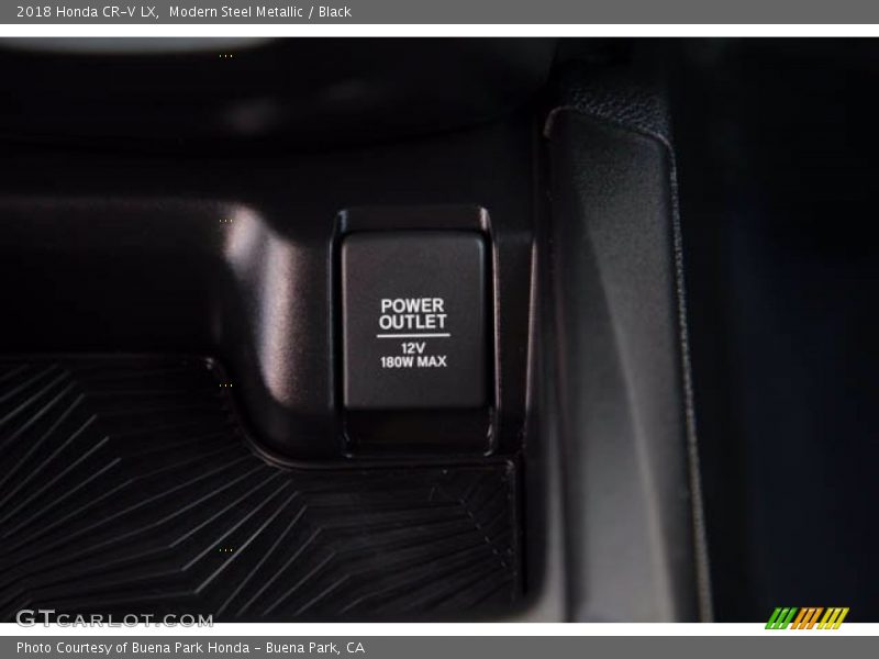 Modern Steel Metallic / Black 2018 Honda CR-V LX