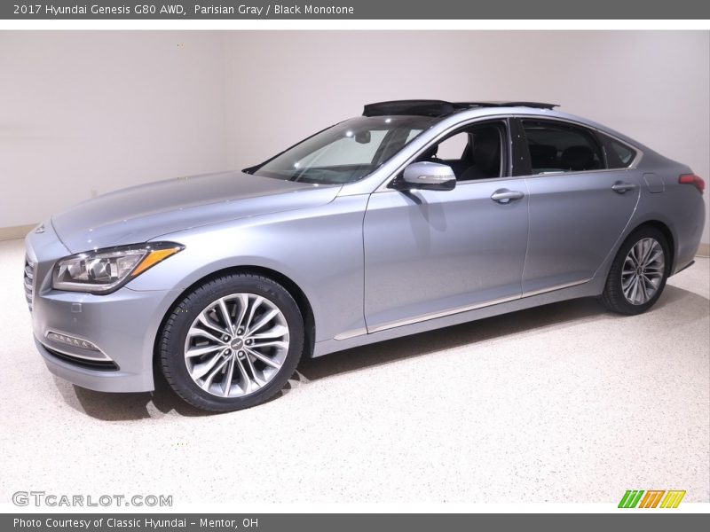 Parisian Gray / Black Monotone 2017 Hyundai Genesis G80 AWD