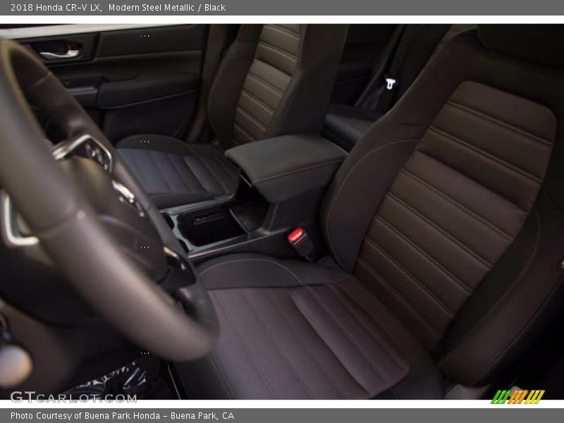 Modern Steel Metallic / Black 2018 Honda CR-V LX