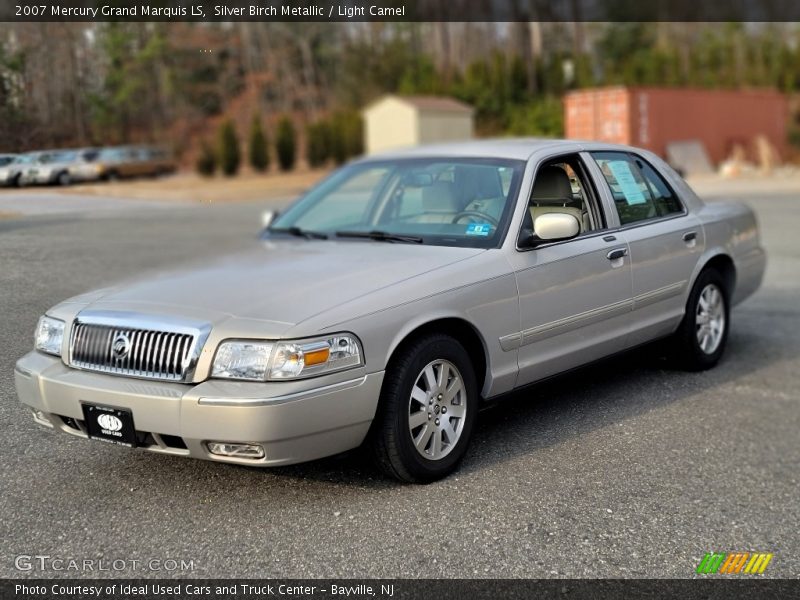 Silver Birch Metallic / Light Camel 2007 Mercury Grand Marquis LS