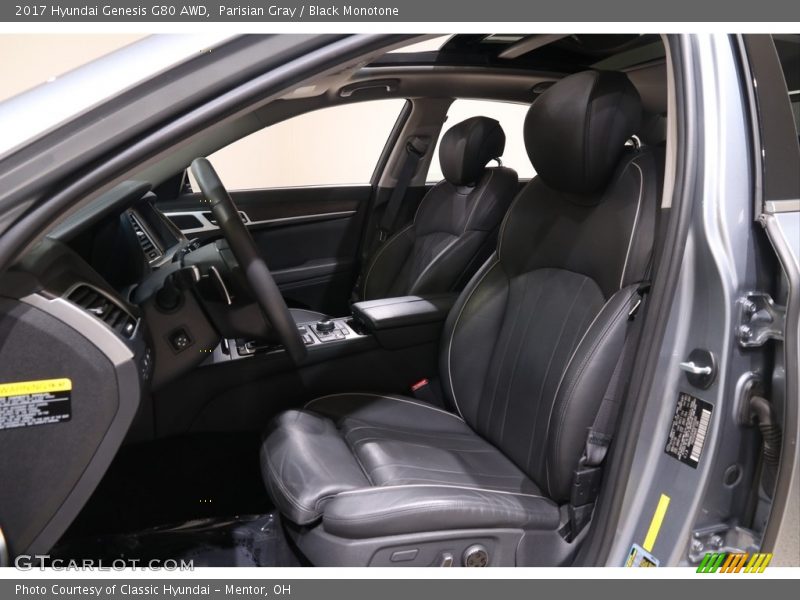 Parisian Gray / Black Monotone 2017 Hyundai Genesis G80 AWD