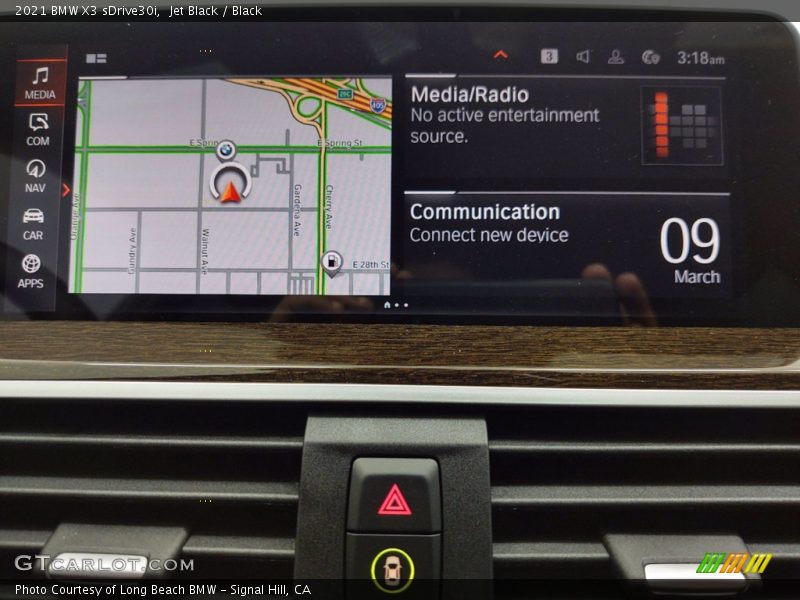 Jet Black / Black 2021 BMW X3 sDrive30i